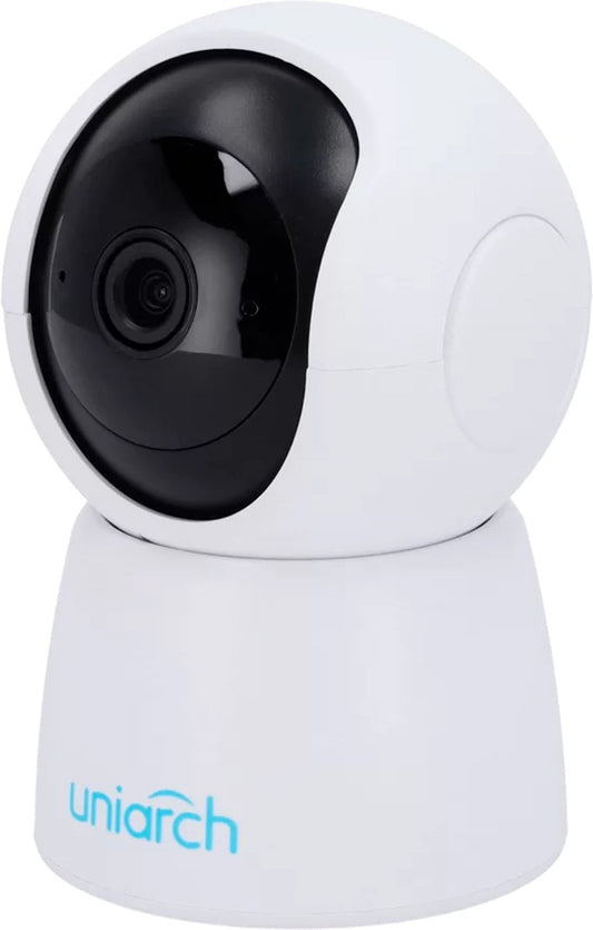 Uniarch UHO-S2 Full HD 2MP Wi-Fi PT mini babyfoon camera met 4 mm lens, 10m Smart IR, MicroSD slot, gratis applicatie en ingebouwde microfoon en speaker